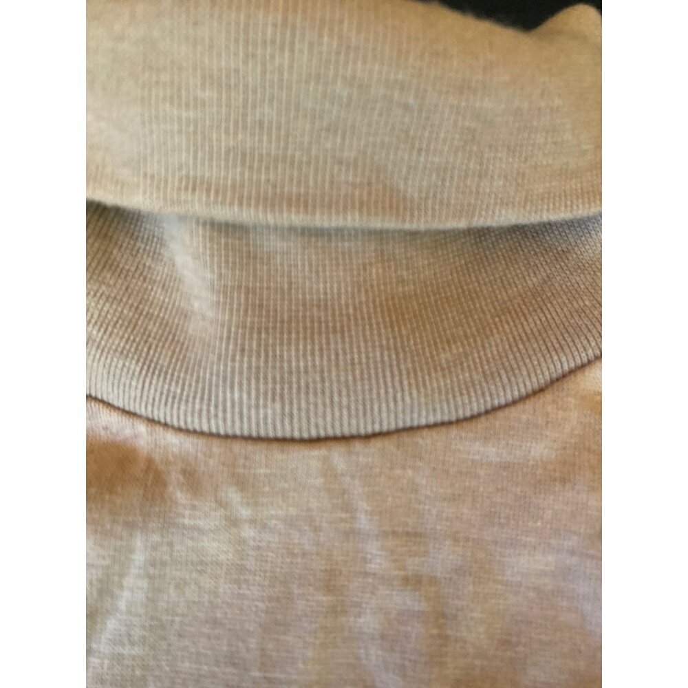Vintage 1980's Encino Khaki Turtleneck‎ Size 16 - Picture 3 of 5